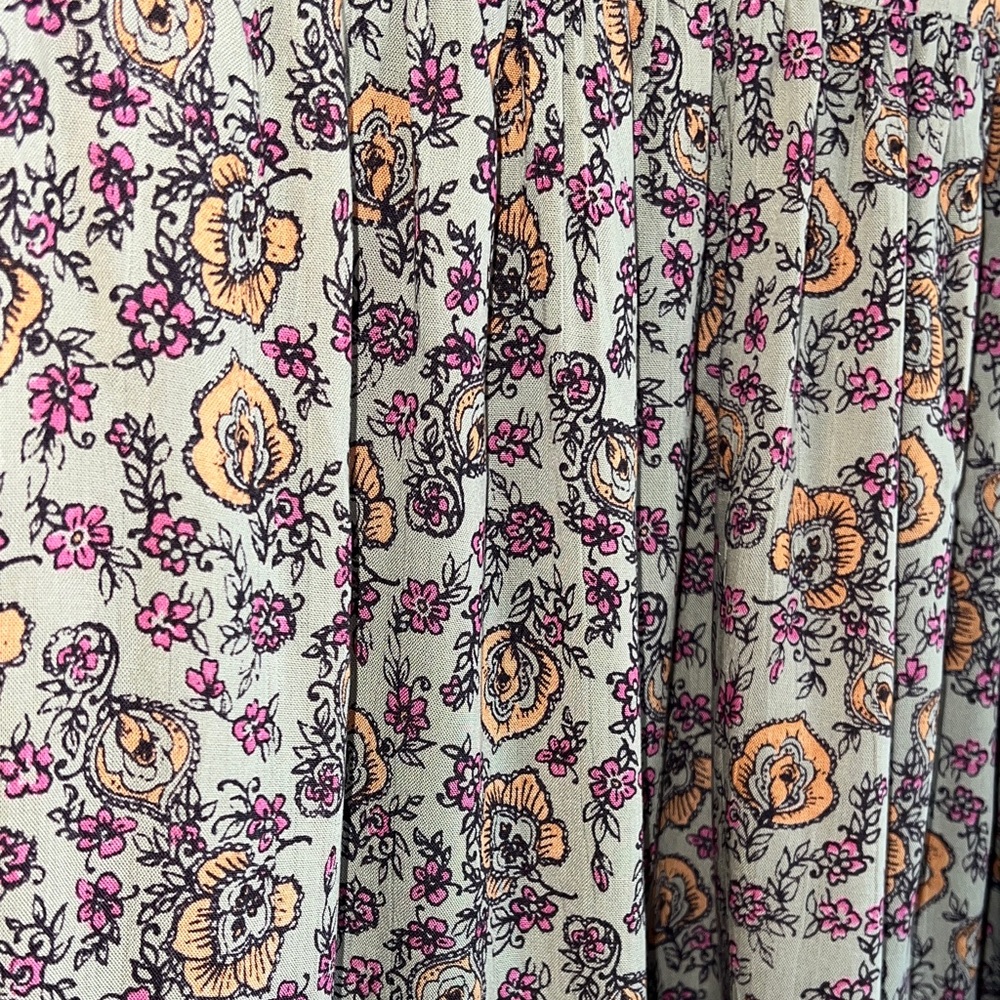 Angie Bohemian Floral Crochet Blouse - Pink and Cream - Picture 15 of 16